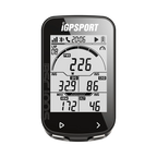 Wireless GPS Cycling Speedometer 40-Hour Battery Black-1