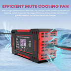 6A 12V Smart Car Battery Charger Lead-Acid Battery Red-3