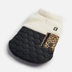 Stylish Sherpa Coat with Leopard Pocket, Pets Jacket