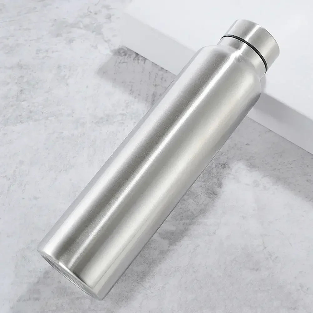 High Quality 1000ml Stainless Steel Sport Water Bottle Single-layer
