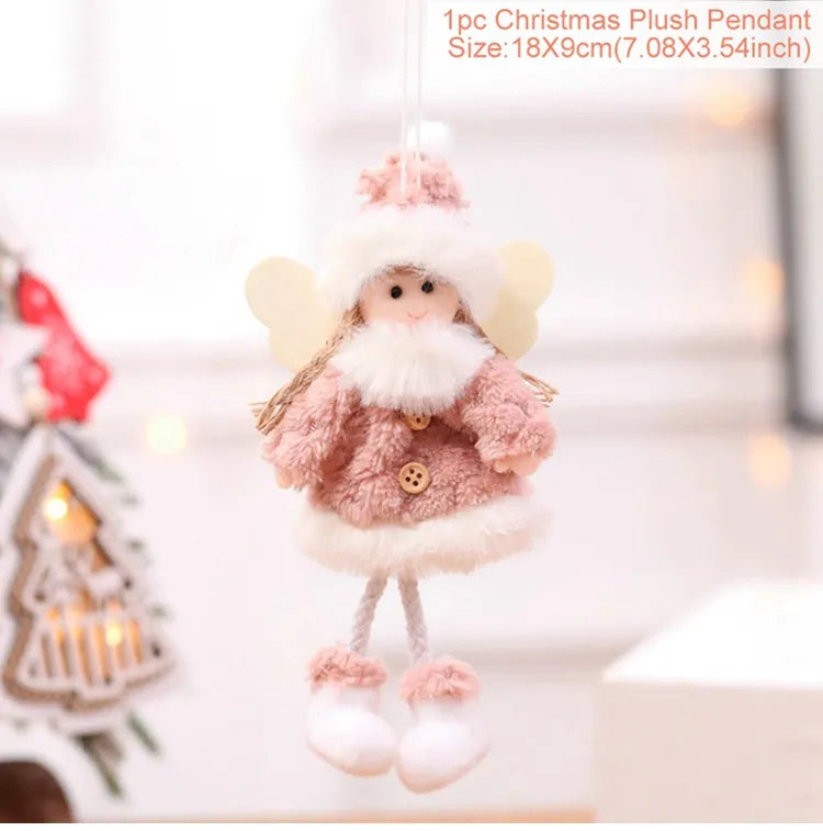 Angelic Beauty: Handcrafted Christmas Doll Ornament