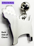 Scottish Terrier Jewelry - Stainless Steel Snake Chain Dog Necklace with Metal Alloy Charm - Elegant Pet Jewelry for Dogs - Durable and Stylish Pet Necklace-2