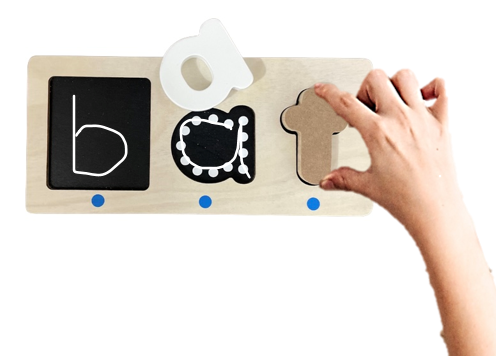 Kit de tableau noir pour les familles de mots et puzzle de tableau noir en minuscules