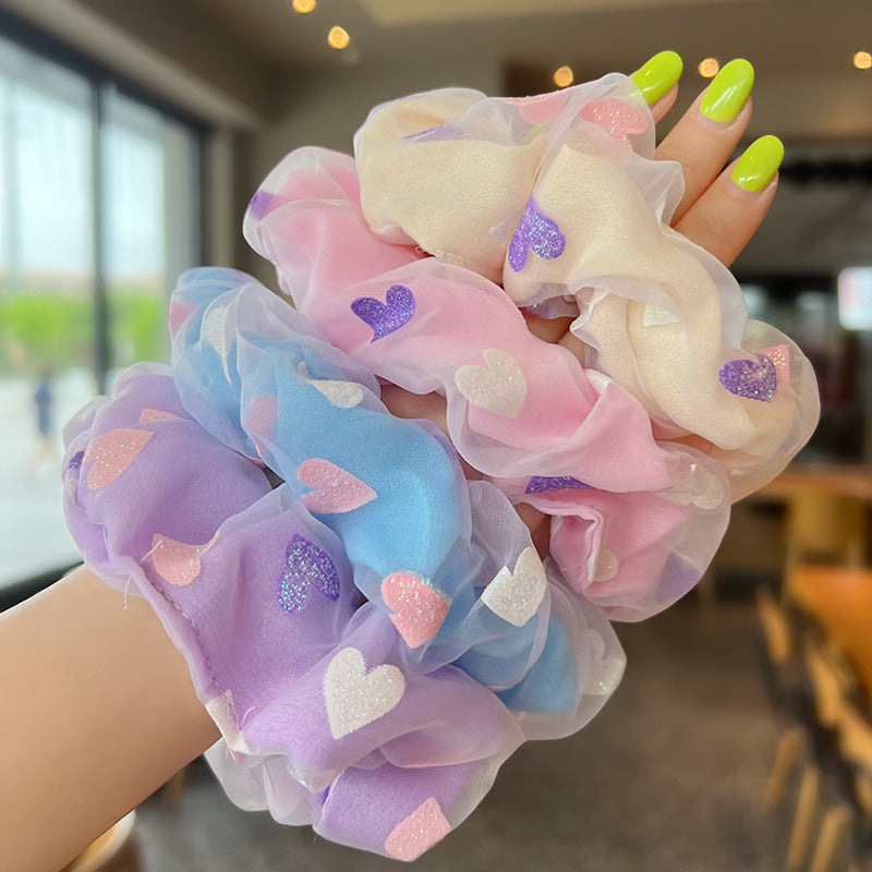 Sweet Love Mesh Double Layer Hair Tie