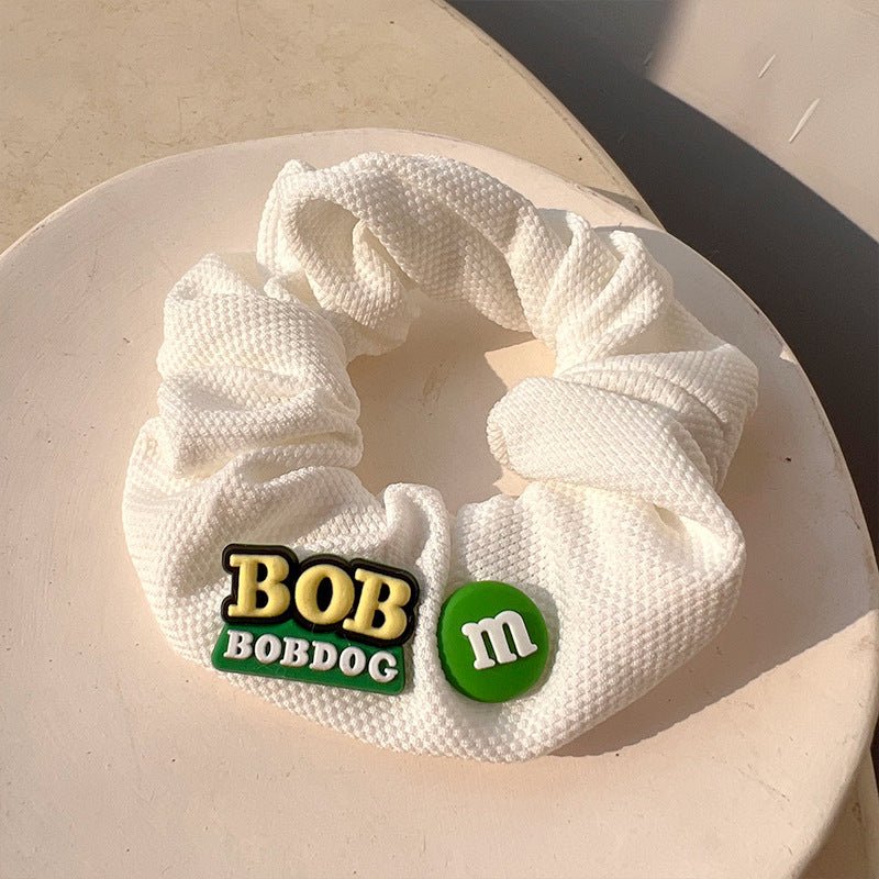 Green Small Fresh Plush Hair Tie