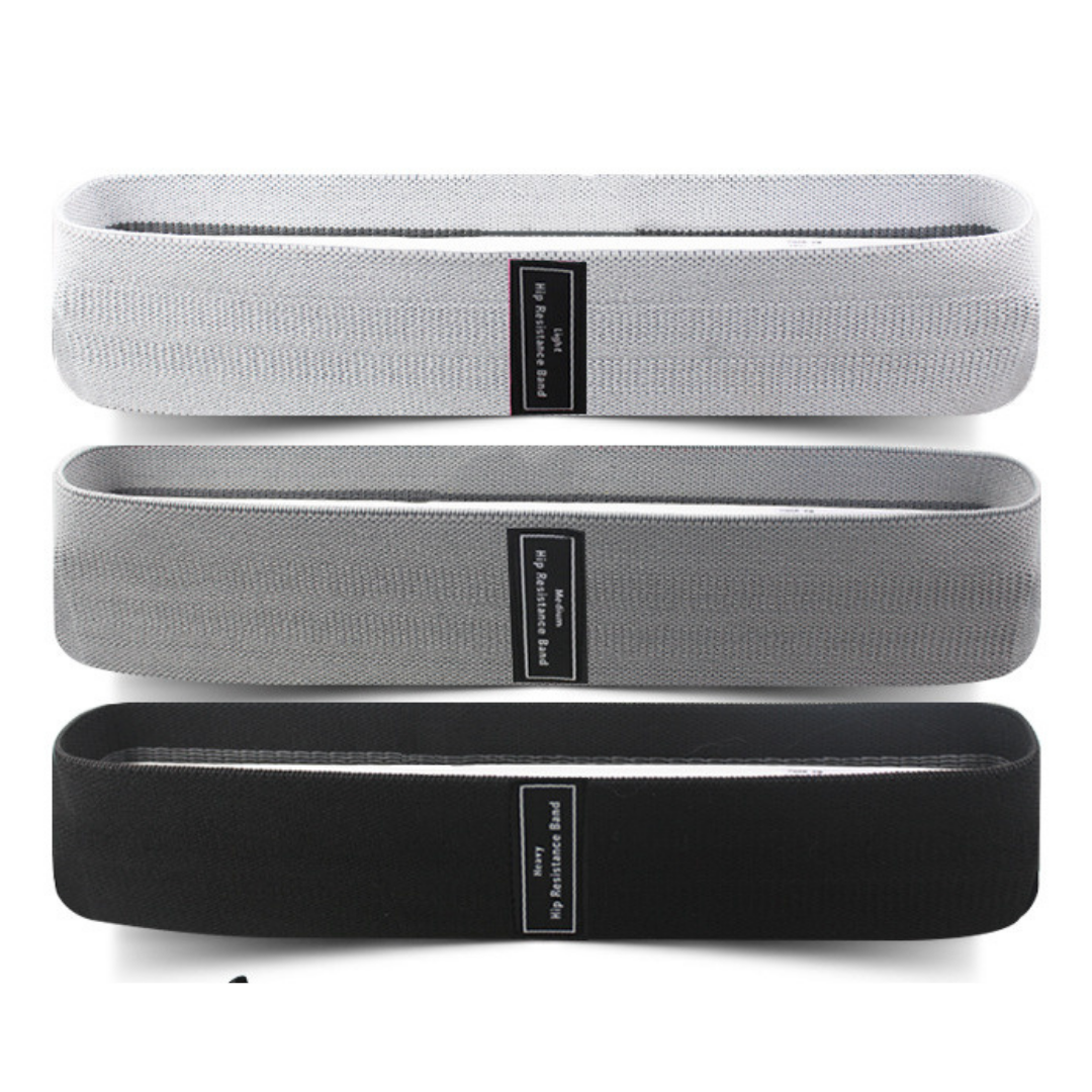 Three Levels Anti-Slip Booty Resistance Bands Set