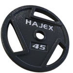 HAJEX Tri Grip Cast Iron Weight Plates
