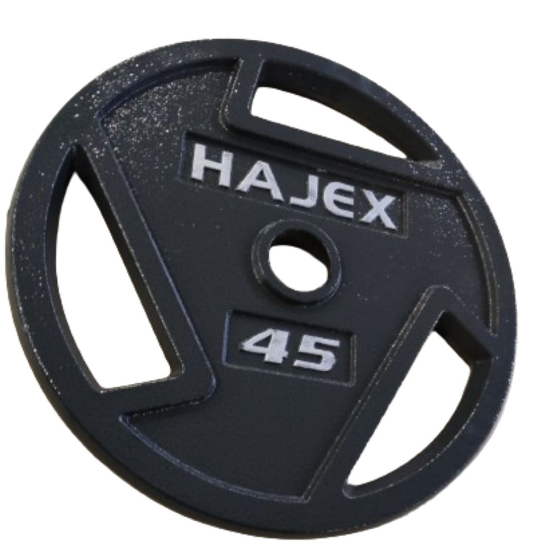 HAJEX Tri Grip Cast Iron Weight Plates