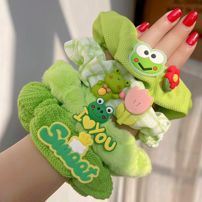 Forest Small Fresh Frog Hair Tie