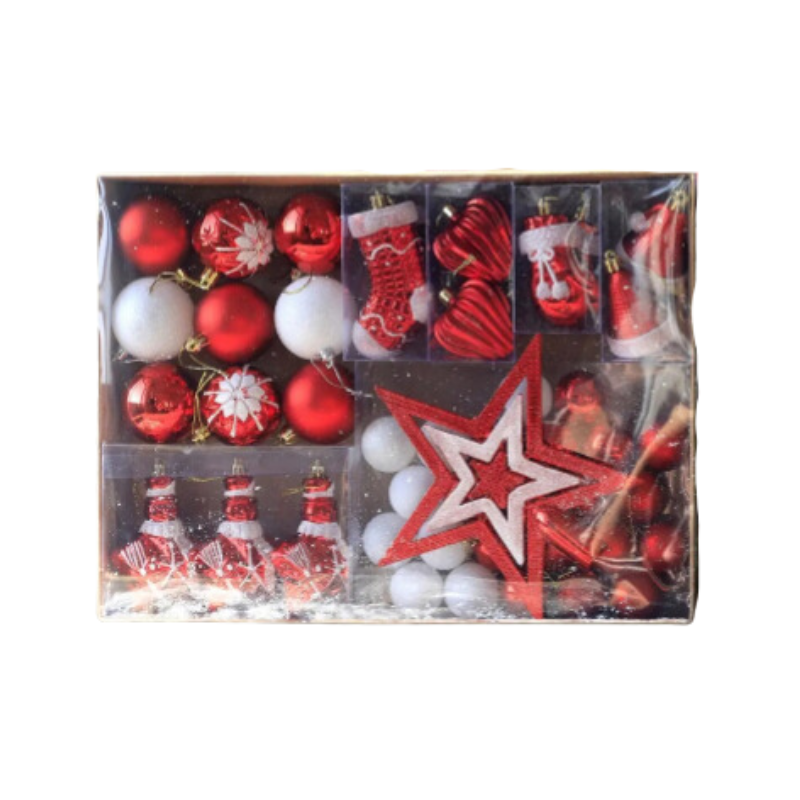 Christmas Baubles Set - 47-Piece-0