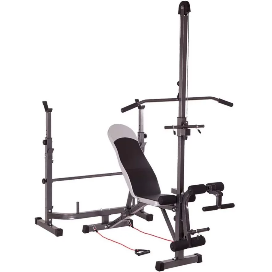 Adjustable Workout Bench with Weight Sets