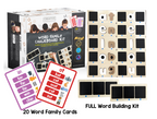 Kit de tableau noir pour les familles de mots et puzzle de tableau noir en minuscules