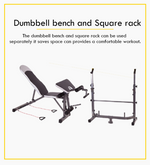 Adjustable Workout Bench with Weight Sets