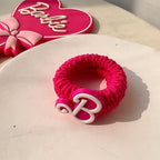 Cute Princess Rose Pink Hair Tie