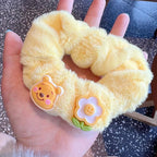 Cute Fluffy Big-Eared Scrunchies 4pcs Set