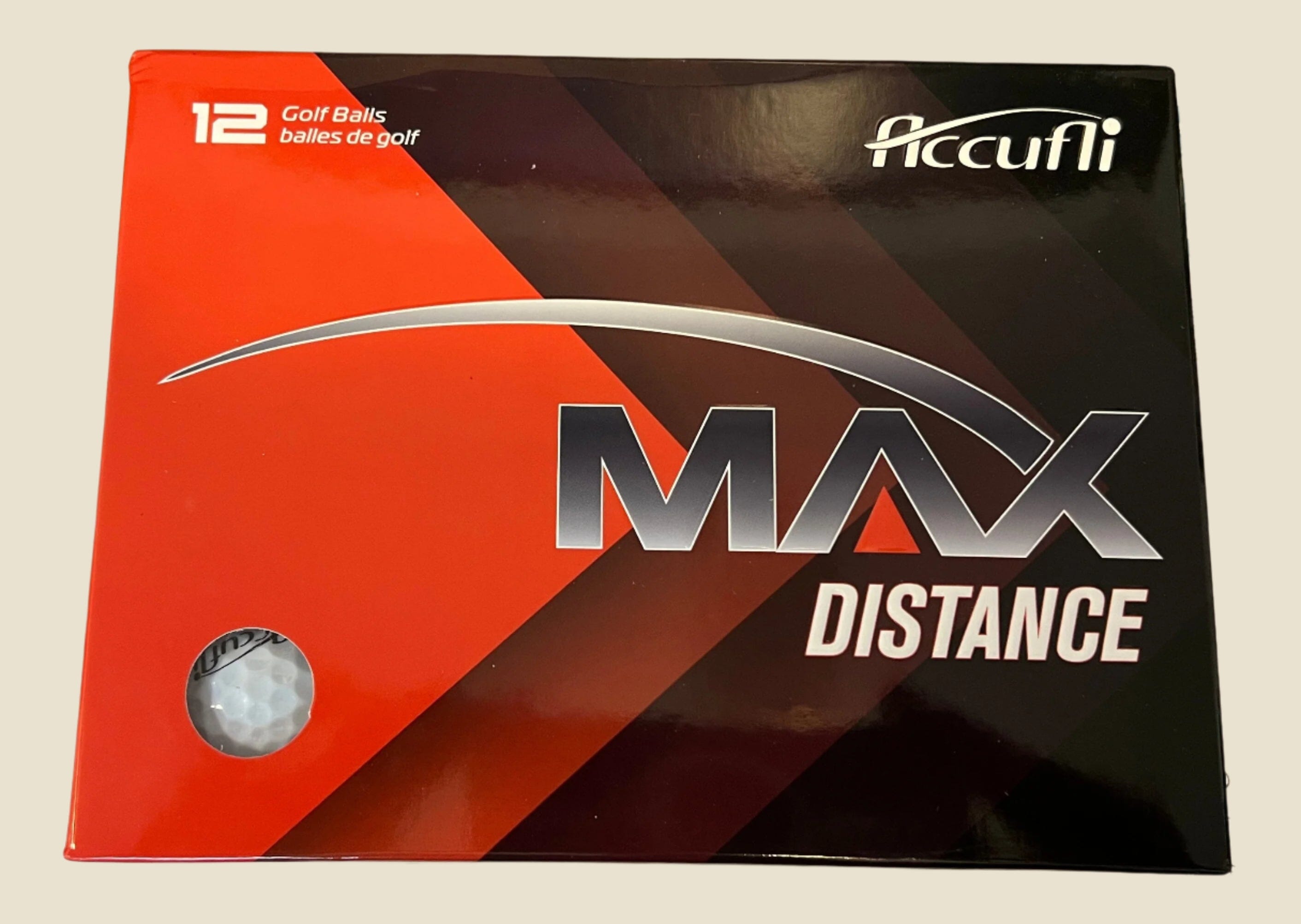 Accufli Max Distance Golf Balls White
