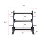 Steel Dumbbell Racks Vertical & Horizontal (3, 6, 8, 10 Levels)