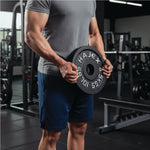 Cast Iron Weight Plates - Standard, Olympic in LBs, KGs