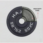 Cast Iron Weight Plates - Standard, Olympic in LBs, KGs