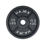 Cast Iron Weight Plates - Standard, Olympic in LBs, KGs
