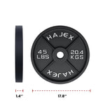 Cast Iron Weight Plates - Standard, Olympic in LBs, KGs