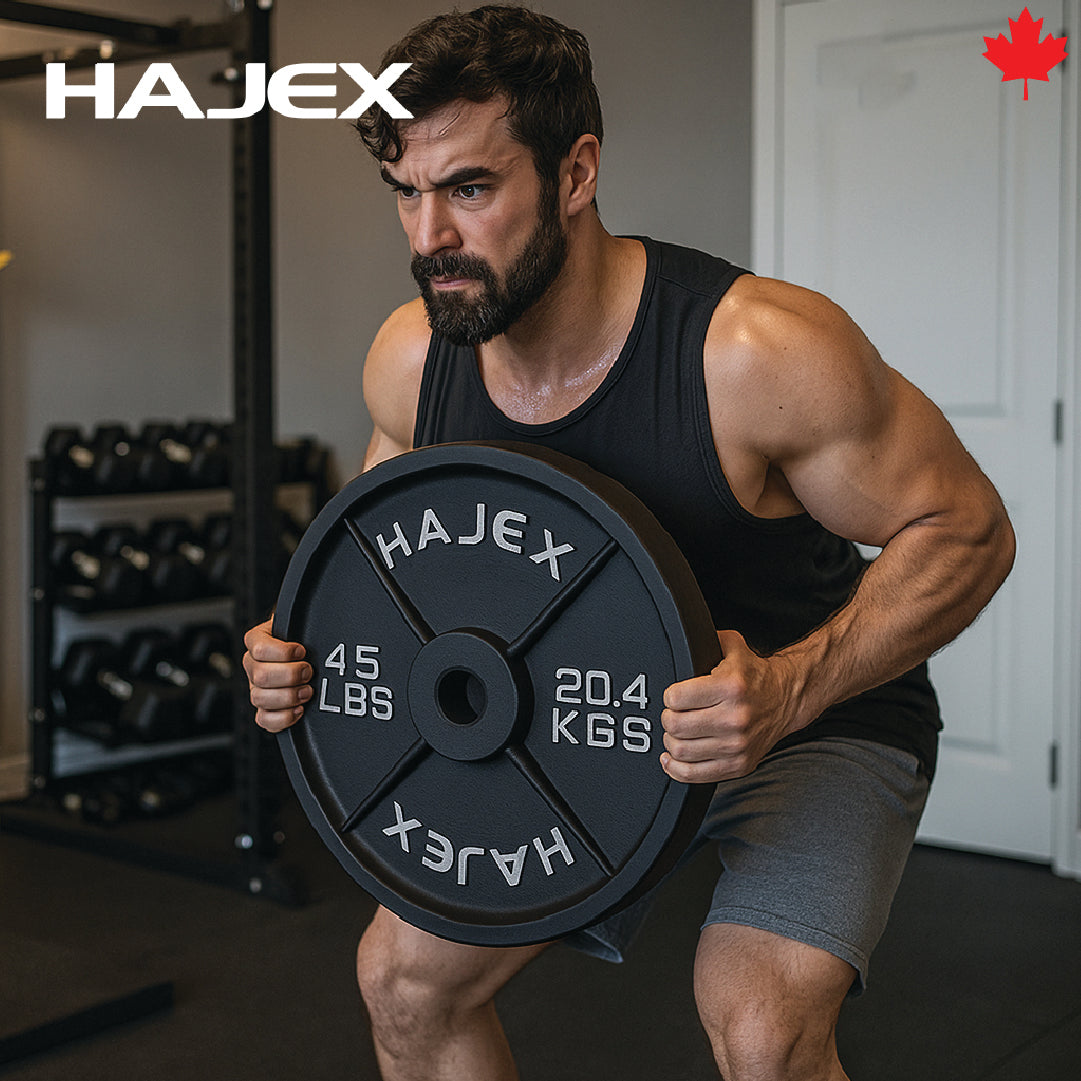 Cast Iron Weight Plates - Standard, Olympic in LBs, KGs