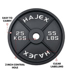 Cast Iron Weight Plates - Standard, Olympic in LBs, KGs