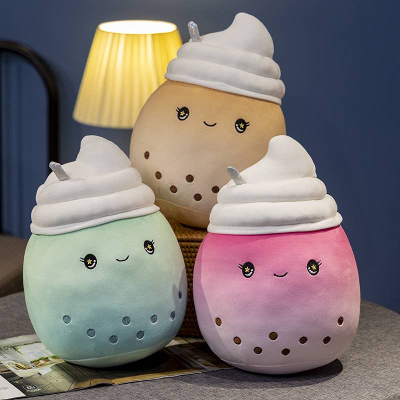 Ice Cream Bubble Milk Tea Plush Toy
