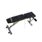 Squat Rack, Bench, Barbell & Weight Plates Stack