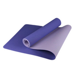 6mm Thick Double Color Anti-Slip TPE Yoga Mat