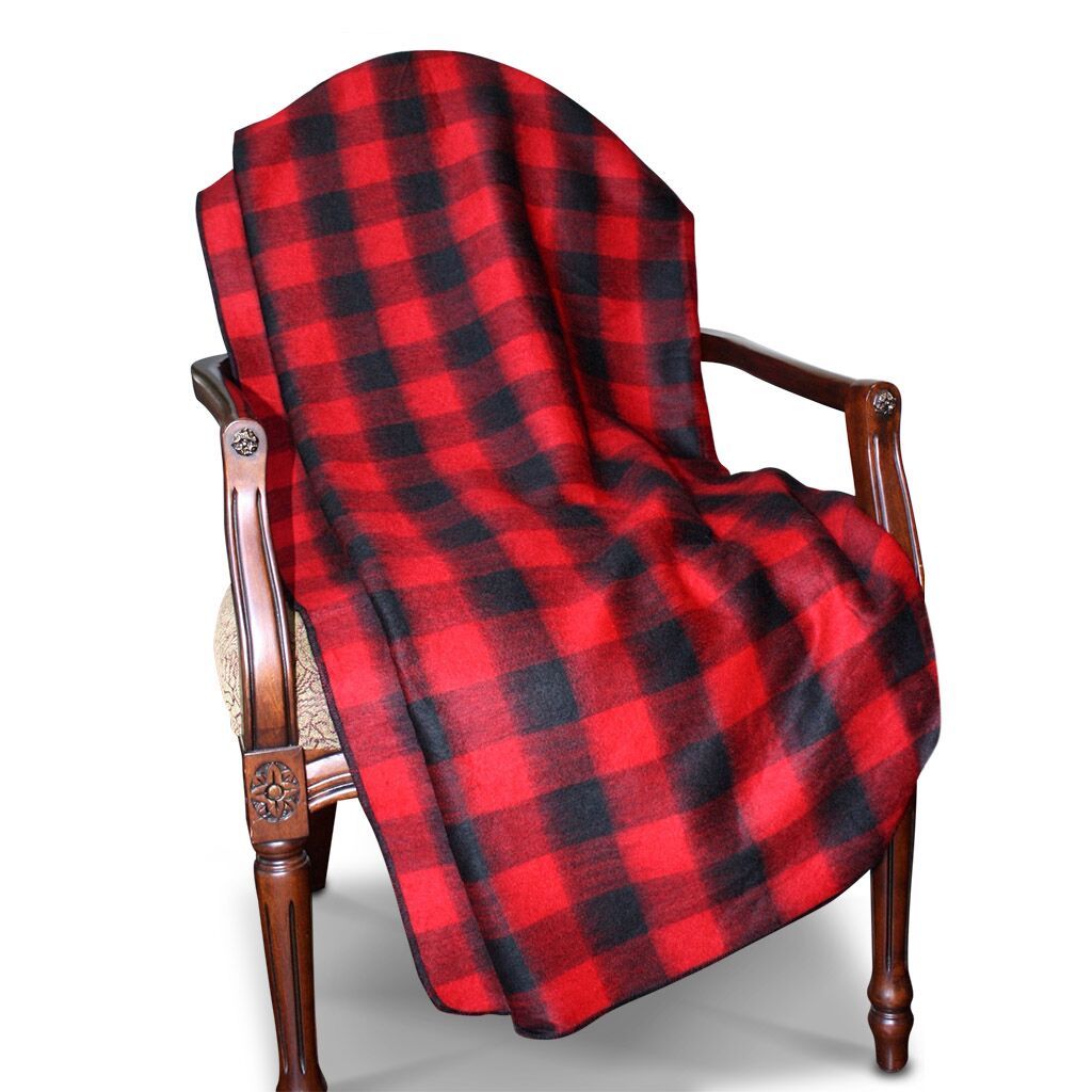 Couverture de lit ou jeté en alpaga Buffalo Chex