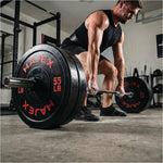 HAJEX Olympic Bumper Weight Plates - 10, 15, 25, 35, 45, 55 LB