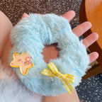 Cute & Soft Moon Rabbit Bear Scrunchies-4pcs Set