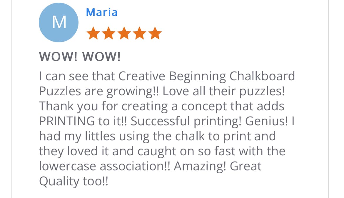 ALPHABETICAL PUZZLE - CHALKBOARD BASE WITH TRACERS -  Educational Alphabet Tracing Board | Sensory Learning Tool for Autism | Handwriting Practice Board