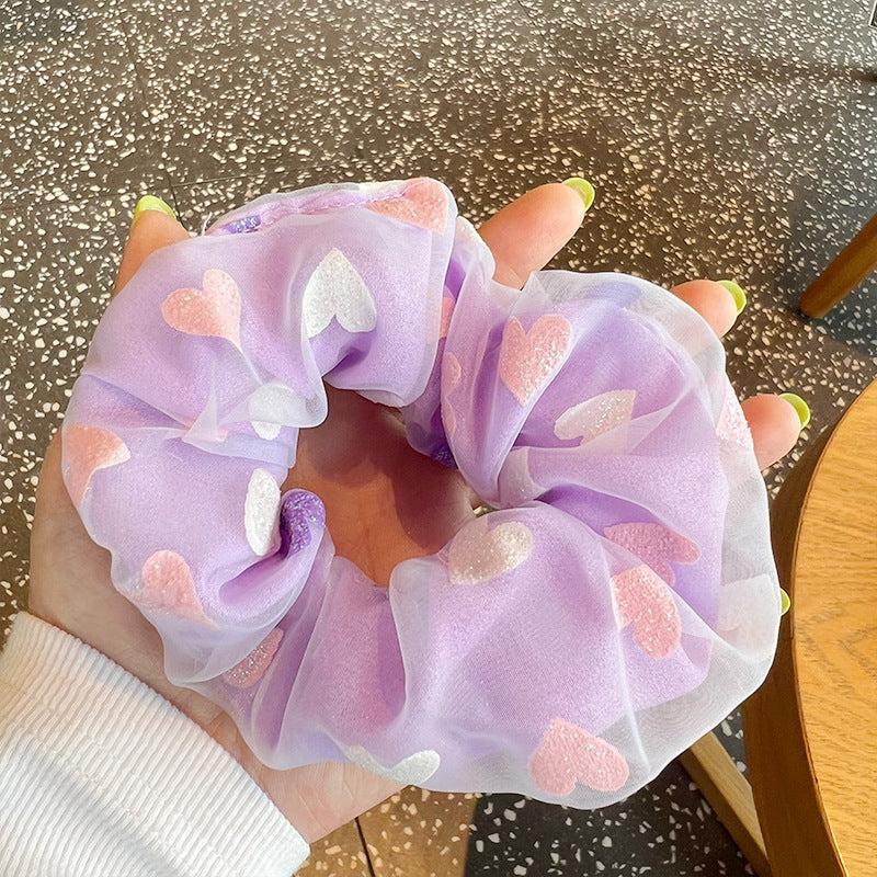 Sweet Love Mesh Double Layer Hair Tie