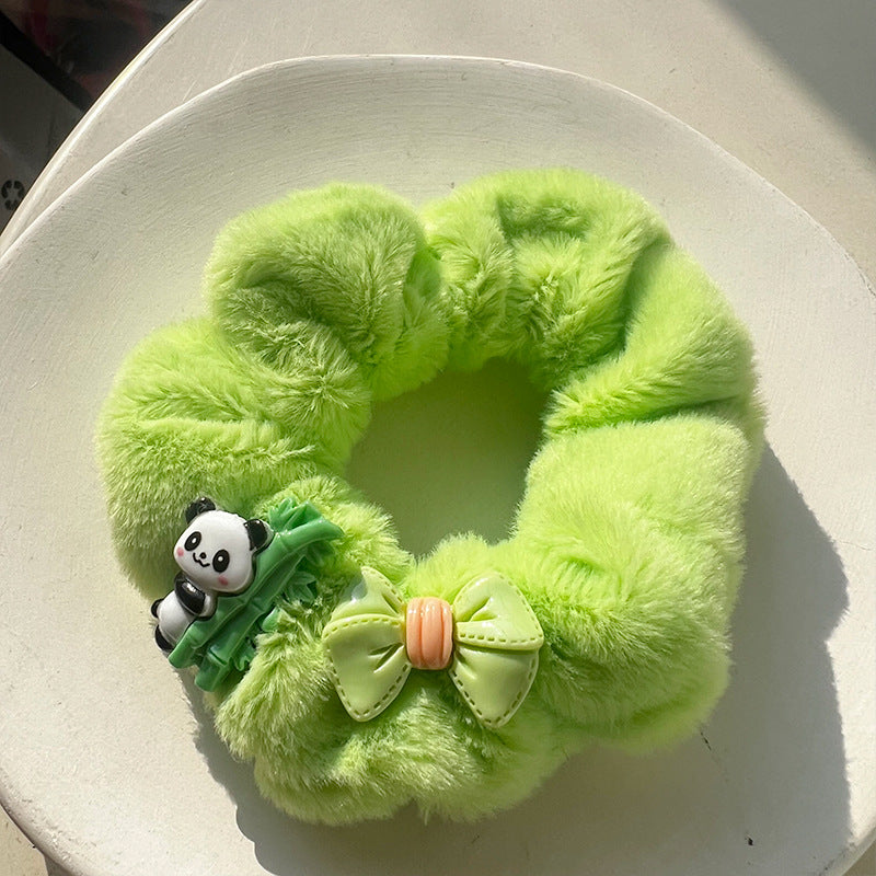 Cute Panda Plush Hair Tie