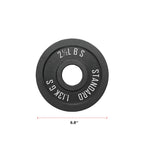 Cast Iron Weight Plates - Standard, Olympic in LBs, KGs