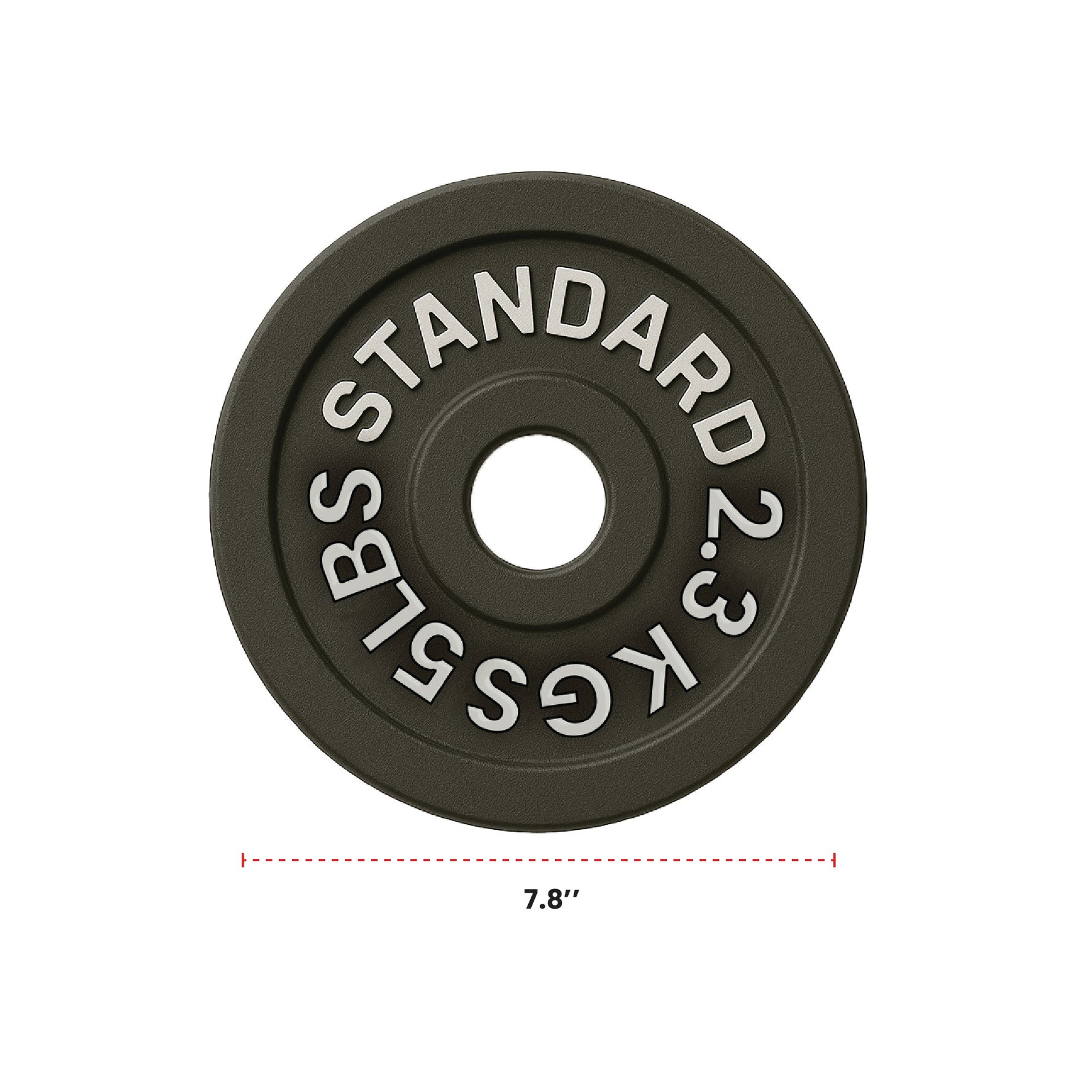 Cast Iron Weight Plates - Standard, Olympic in LBs, KGs