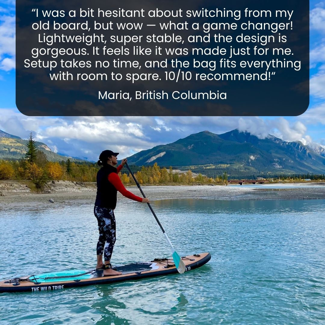 Planche de paddle gonflable Columbia S 12'6 bleue