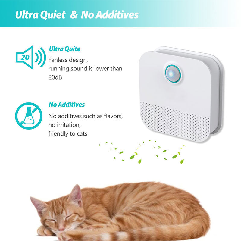 Purificateur d'odeurs intelligent pour litière de chat, désodorisant et purificateur d'air pour chien