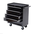 HOMCOM 5 Drawers Wheels Storage Cart Tool Chest Box Home Furniture -