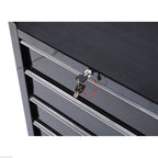 HOMCOM 5 Drawers Wheels Storage Cart Tool Chest Box Home Furniture -