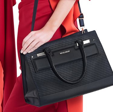 Sac de transport pour chien et chat en cuir végétalien noir de créateur