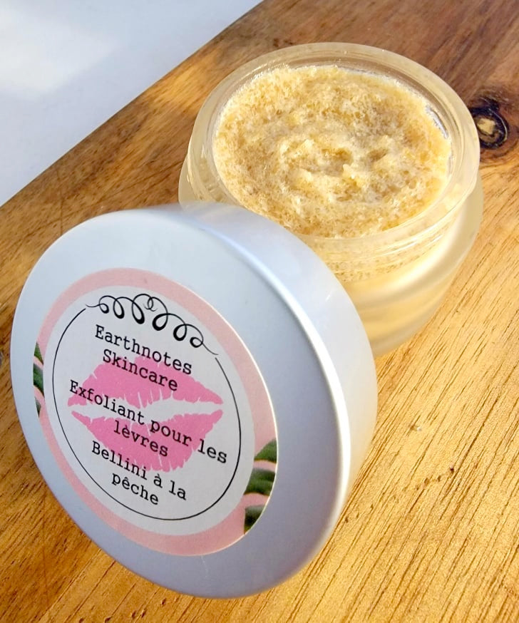 Gommages à lèvres au sucre