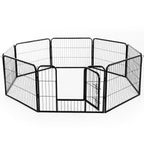 Foldable 8-Panel Metal Pet Playpen