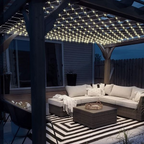 Guirlande lumineuse LED en filet, rideau lumineux pour Noël, mariage et fêtes.