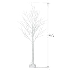 4FT Snowflake Christmas Tree with 48 LED Lamp