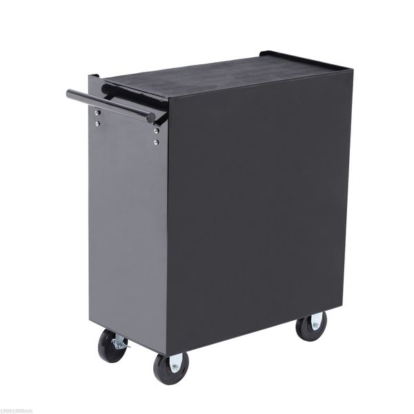 HOMCOM 5 Drawers Wheels Storage Cart Tool Chest Box Home Furniture -