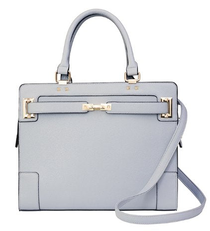 Sac de transport pour chien et chat en cuir vegan gris de créateur