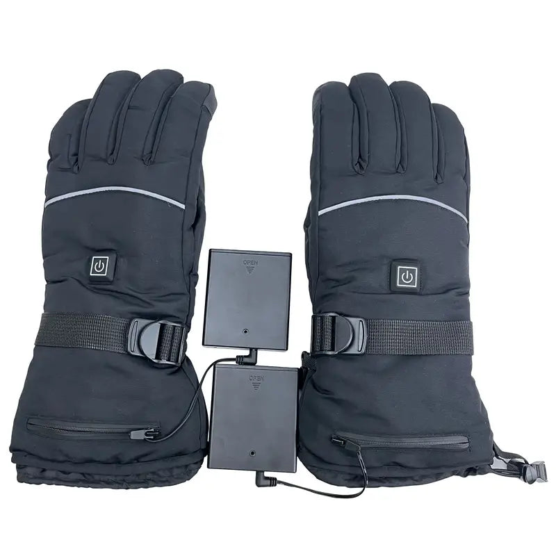 Winter Electric Battery Heating Gloves - Touch Screen Motor Gloves-0